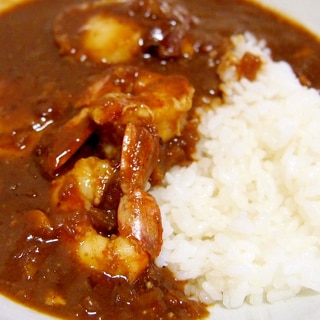 海老と帆立のシーフードカレー